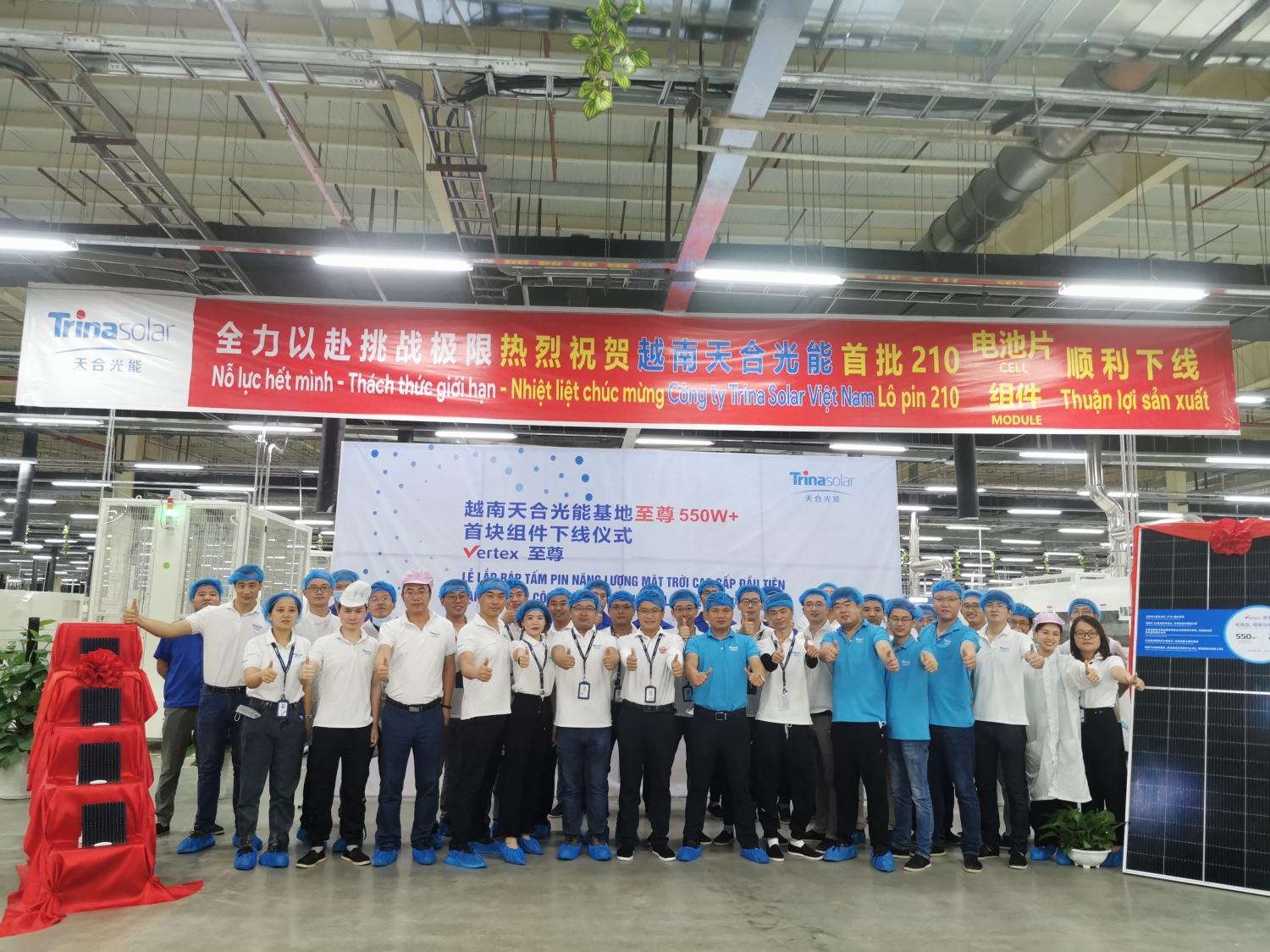 Trina Solar cung cấp các mô-đun Vertex công suất cao 550W sản xuất từ nhà máy Việt Nam cho thị trường Bắc Mỹ