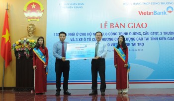 VietinBank bàn giao các công trình an sinh xã hội cho tỉnh Kiên Giang