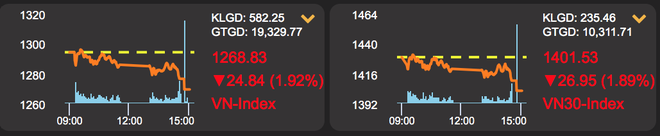 Chứng khoán rơi tự do vào phút cuối, giới đầu tư ngơ ngác, ngỡ ngàng - 1