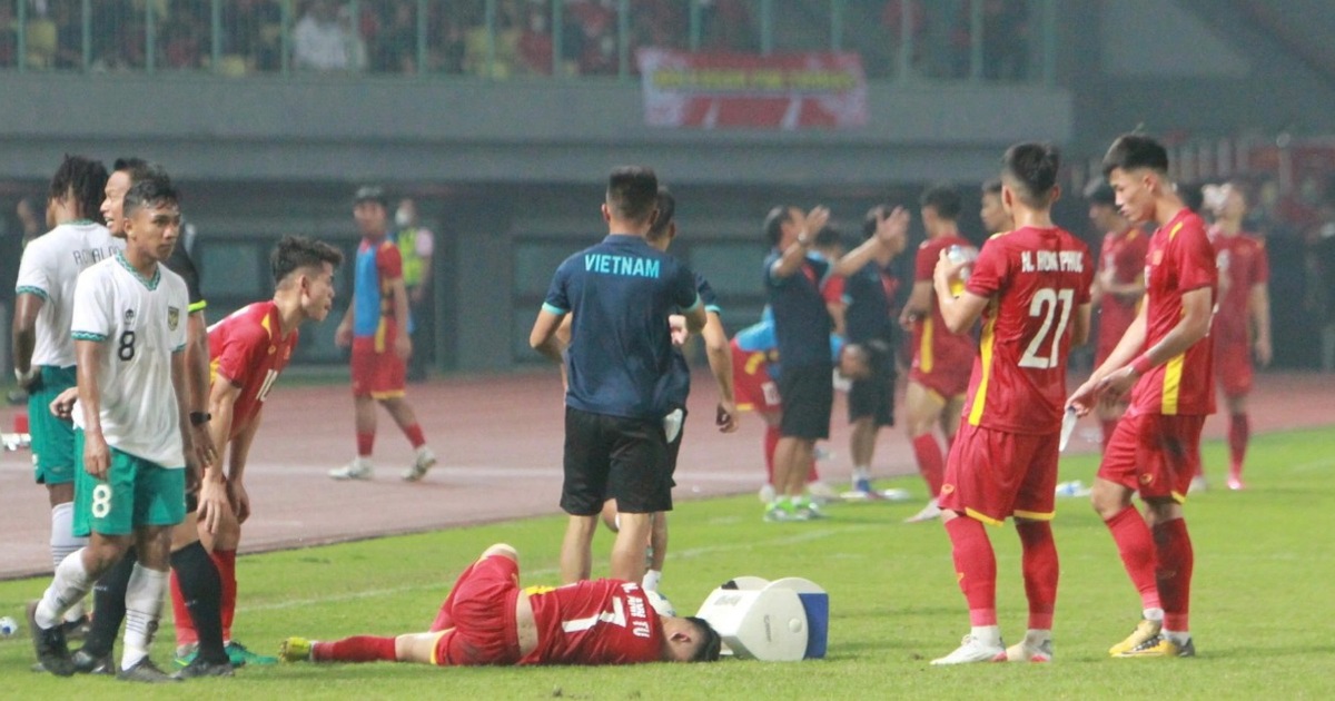 U19 Việt Nam mất tiền đạo trụ cột sau trận đấu với Indonesia