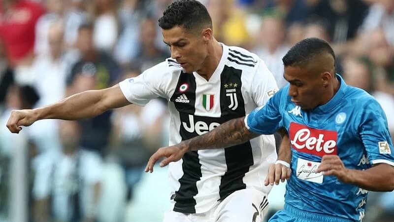 Xem trực tiếp bóng đá Juventus vs Napoli (Serie A), 1h45 ngày 1/9