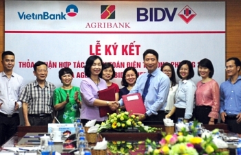 VietinBank ký hợp tác thanh toán 24/7 song phương với BIDV và Agribank