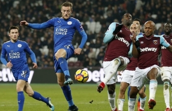 Xem trực tiếp Leicester vs West Ham Utd (Ngoại hạng Anh), 18h ngày 4/10