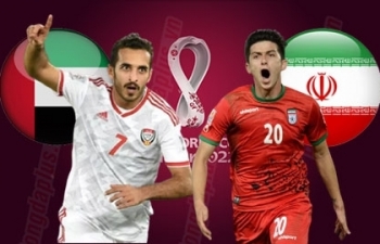 Link xem trực tiếp UAE vs Iran (Vòng loại World Cup 2022), 23h45 ngày 7/10