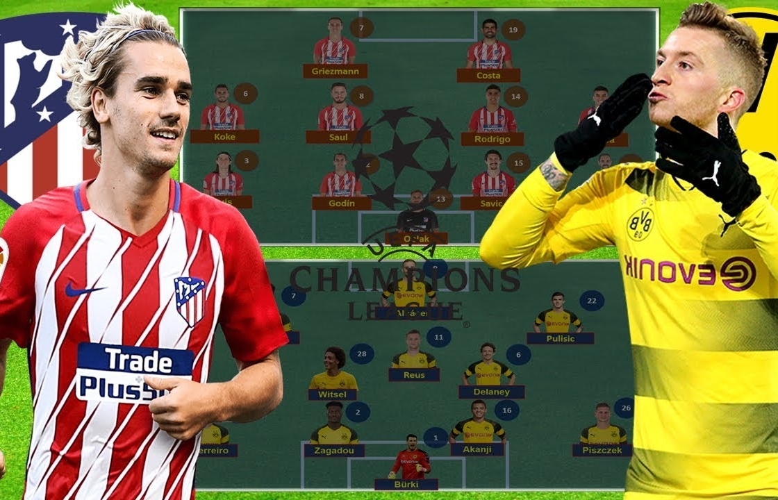 Xem trực tiếp bóng đá Atletico Madrid vs Borussia Dortmund ở đâu?