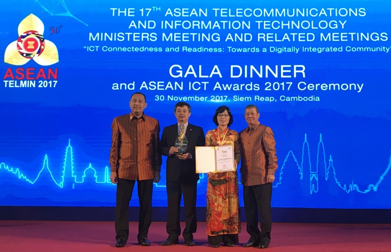 phan mem ngan hang viet chinh phuc asean ict awards