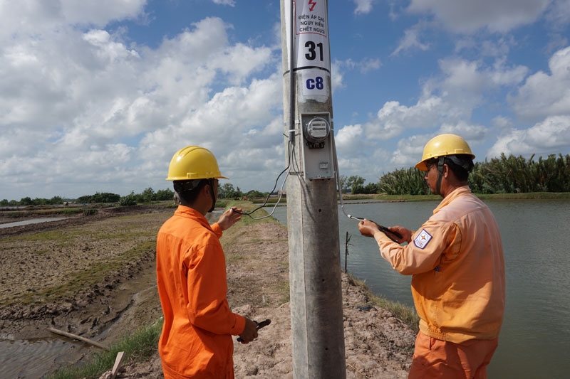 Trà Vinh: “Ốc đảo” Cồn Phụng đã có điện lưới quốc gia