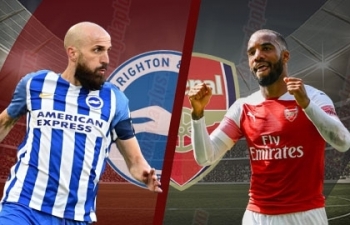 Xem trực tiếp bóng đá Brighton vs Arsenal ở đâu?