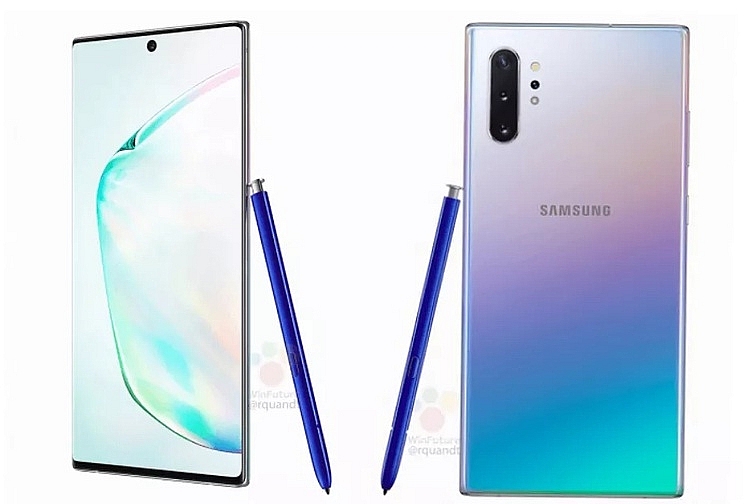 lo thong so ki thuat cua bo doi galaxy note 10 sap ra mat