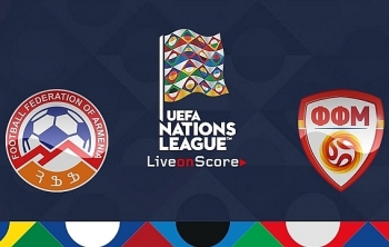 Link xem trực tiếp bóng đá Armenia vs Macedonia (UEFA Nations League) 23h ngày 16/10