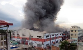 Toàn cảnh vụ hỏa hoạn tại Khu công nghiệp Sóng Thần 1