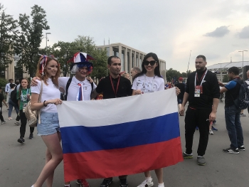 Á hậu Thanh Tú đến Nga xem chung kết World Cup 2018