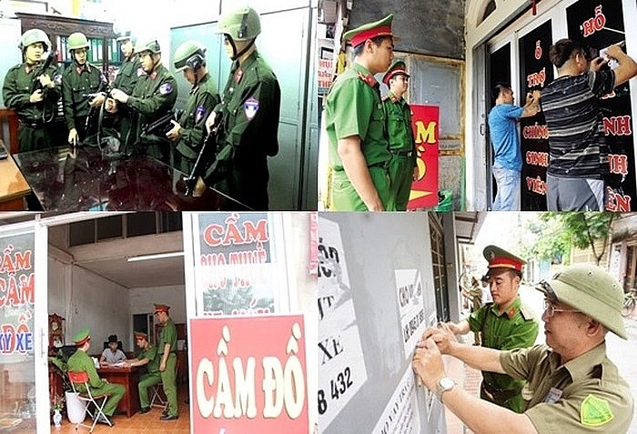 cong an tp ha noi dau trah triet pha to chuc tin dung den