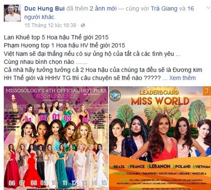 sao viet du doan pham huong lot top 3