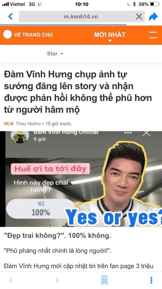 dam vinh hung tuyen bo khoi kien cac trang tin boi nho doi tu nghe si