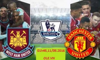 Link xem trực tiếp bóng đá: West Ham vs Man United