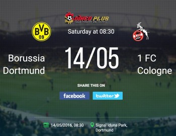 Link xem trực tiếp bóng đá: Dortmund vs Cologne