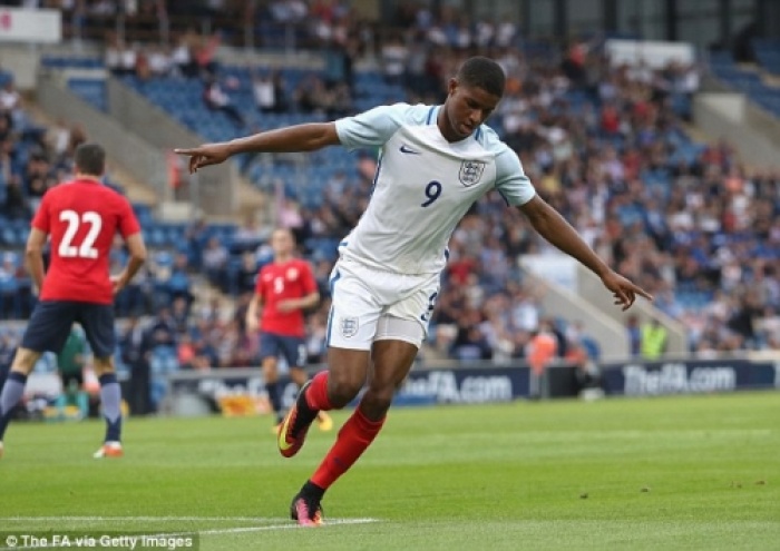 marcus rashford trai long sau khi lap hattrick cho u21 anh