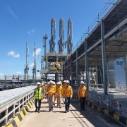 Lãnh đạo PV GAS thăm và làm việc tại công trình Dự án Kho chứa LNG 1MMTPA Thị Vải