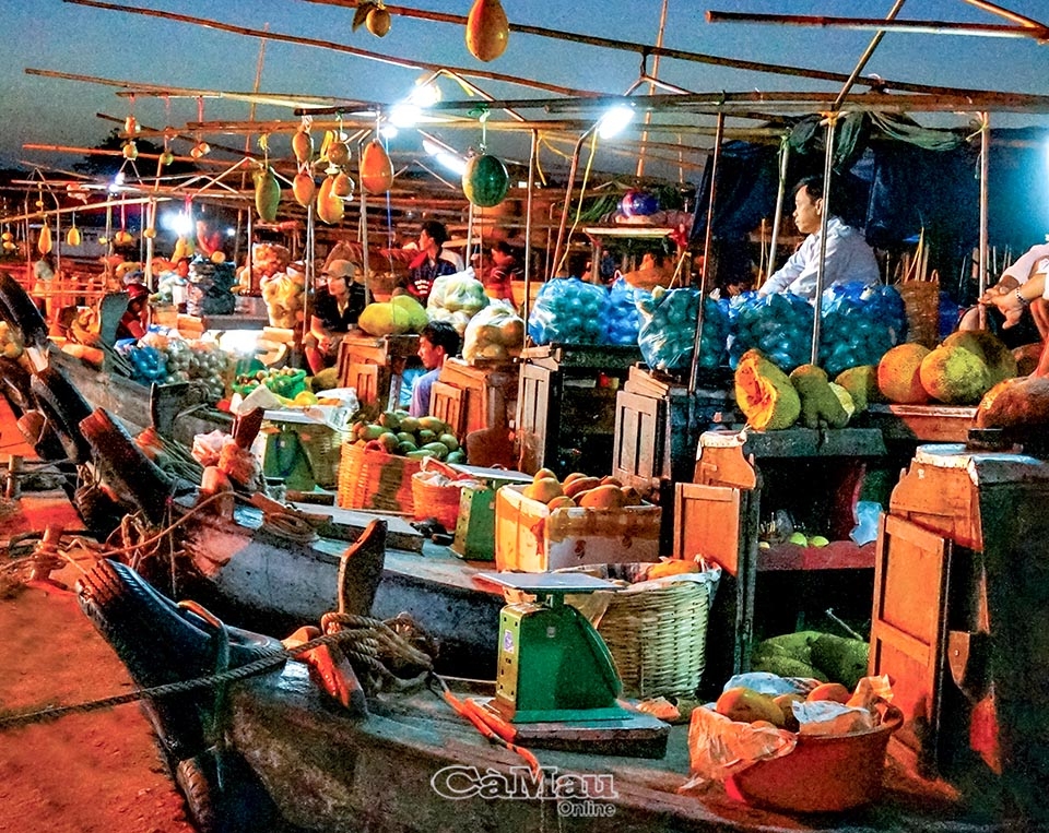 Thú vị chợ đêm ở Cà Mau
