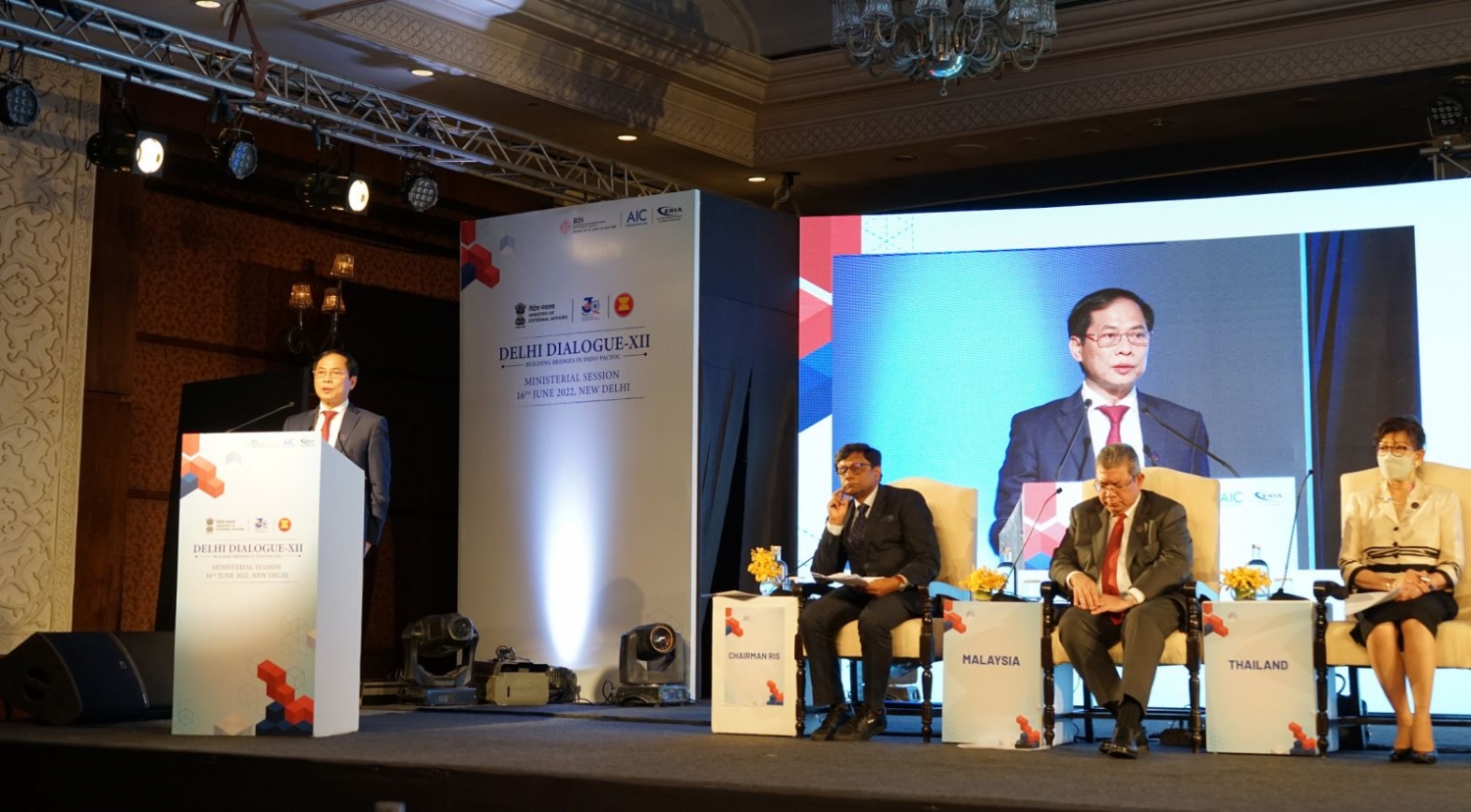 Bộ trưởng Ngoại giao Bùi Thanh Sơn tham dự  Phiên thảo luận cấp Bộ trưởng về 30 năm quan hệ ASEAN - Ấn Độ  trong khuôn khổ Đối thoại Delhi lần thứ 12