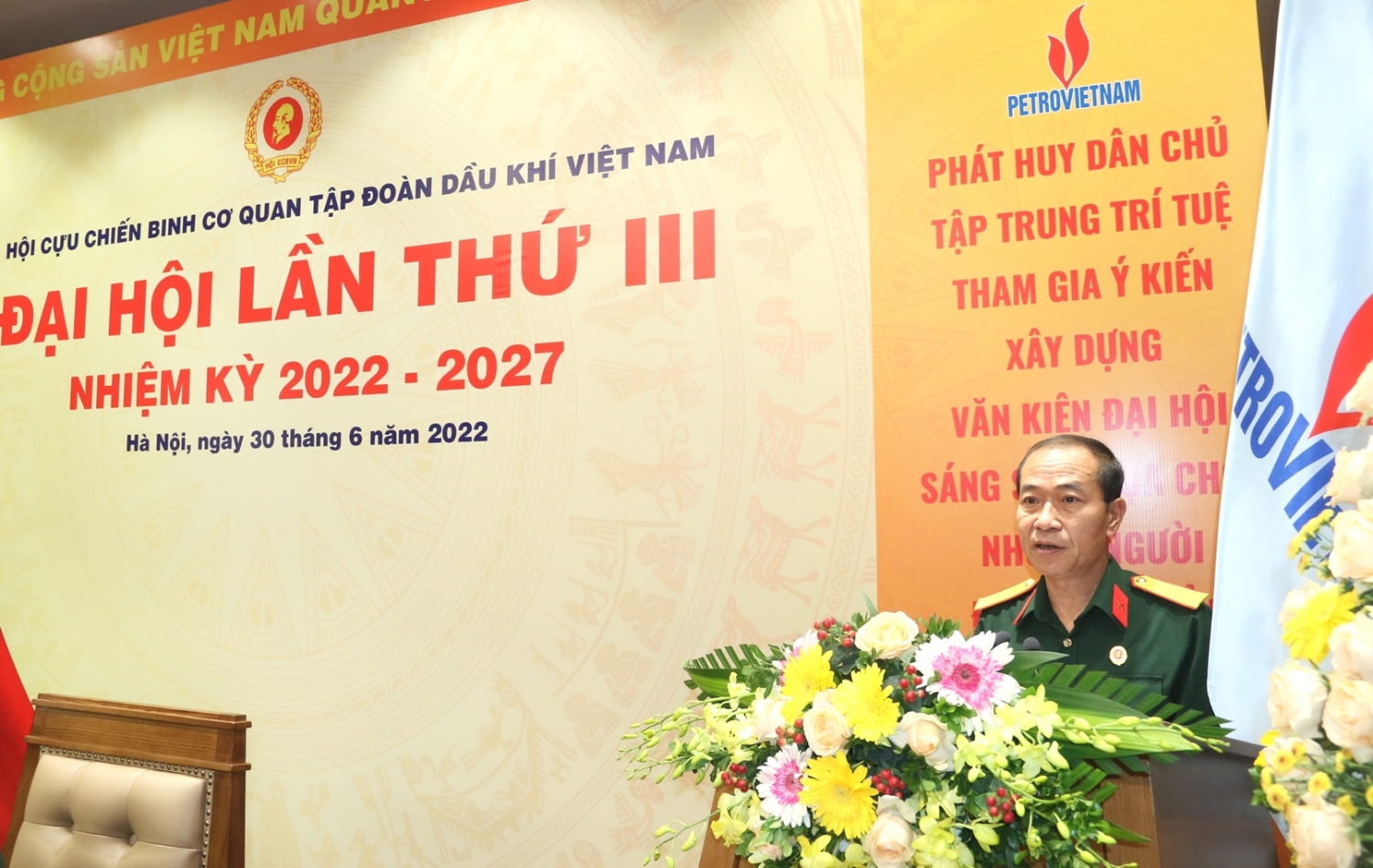 Đại hội Hội CCB Cơ quan Tập đoàn lần III, nhiệm kỳ 2022-2027 thành công tốt đẹp