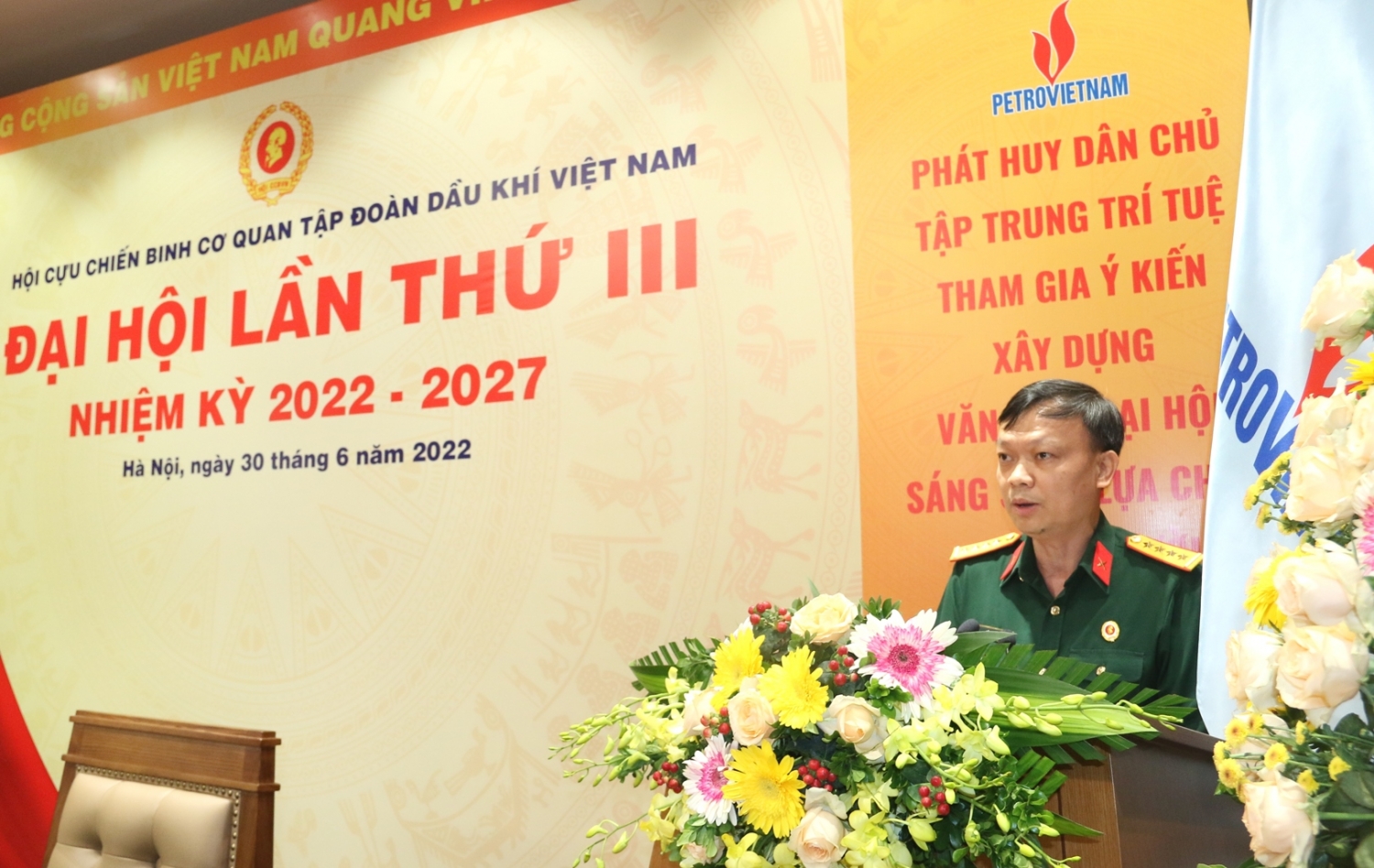 Đại hội Hội CCB Cơ quan Tập đoàn lần III, nhiệm kỳ 2022-2027 thành công tốt đẹp