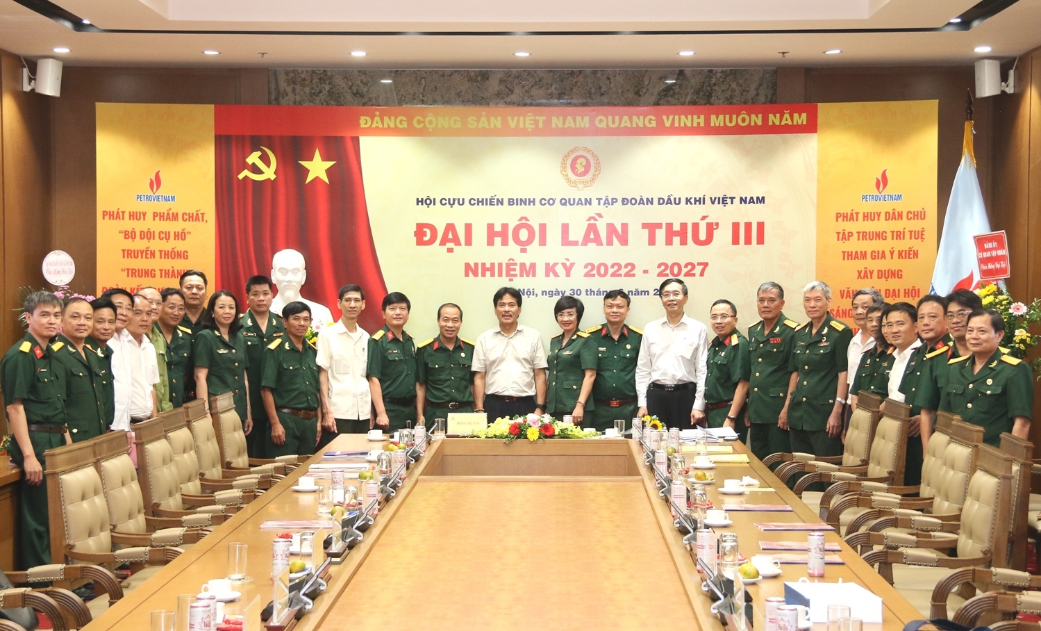 Đại hội Hội CCB Cơ quan Tập đoàn lần III, nhiệm kỳ 2022-2027 thành công tốt đẹp