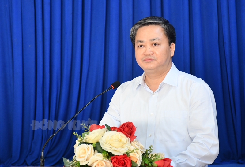 Bến Tre: Bí thư Tỉnh ủy Lê Đức Thọ nói chuyện chuyên đề với Câu lạc bộ Cán bộ hưu trí tỉnh