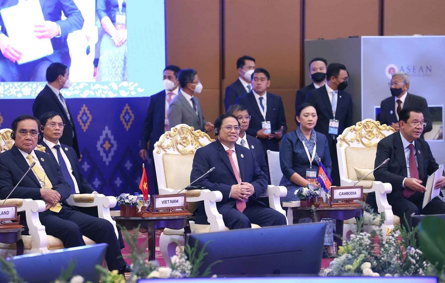 Thủ tướng Phạm Minh Chính tham dự các hoạt động đầu tiên trong khuôn khổ Hội nghị Cấp cao ASEAN