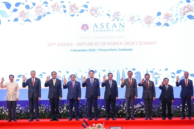 Hội nghị Cấp cao ASEAN-Hàn Quốc lần thứ 23 - Ảnh: VGP/Nhật Bắc