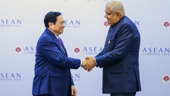 Thủ tướng Phạm Minh Chính tiếp Phó Tổng thống Ấn Độ
