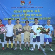 Khai mạc Giải bóng đá nội bộ Cơ quan Tập đoàn Dầu khí Việt Nam