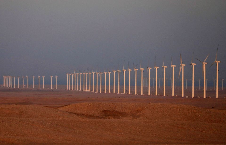 Cánh đồng điện gió Zafarana Wind Farm tại Ai Cập