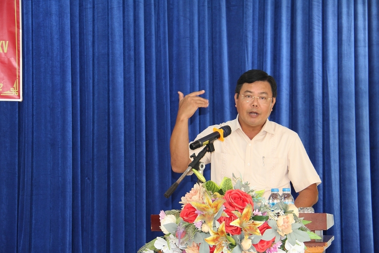 Đồng chí Lê Mạnh Hùng tiếp xúc cử tri xã Tân Thành, TP Cà Mau sau kỳ họp thứ 4, Quốc hội Khoá XV