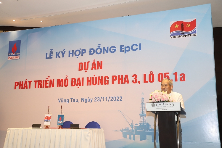 PVEP POC và Vietsovpetro tổ chức Lễ Ký kết Hợp đồng EPCI dự án phát triển mỏ Đại Hùng Pha 3, Lô 05.1a