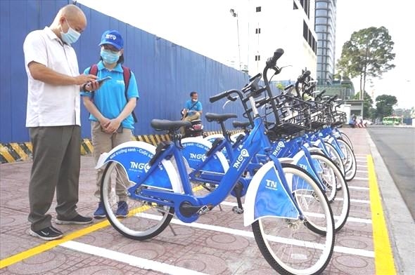 Hà Nội thí điểm dịch vụ xe đạp công cộng tại 6 quận nội thành