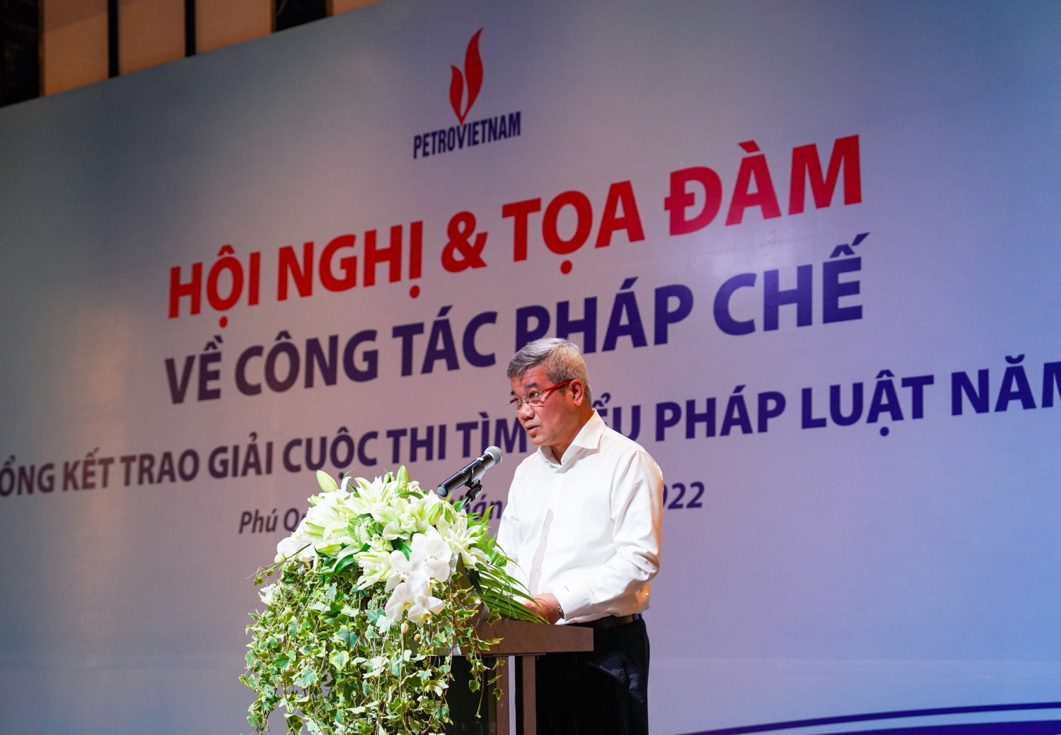 Đồng chí Đỗ Chí Thanh, Phó Tổng giám đốc Tập đoàn phát biểu khai mạc Hội nghị