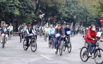Quảng bá Hà Nội xanh qua "Hành trình xe đạp hữu nghị 2022"