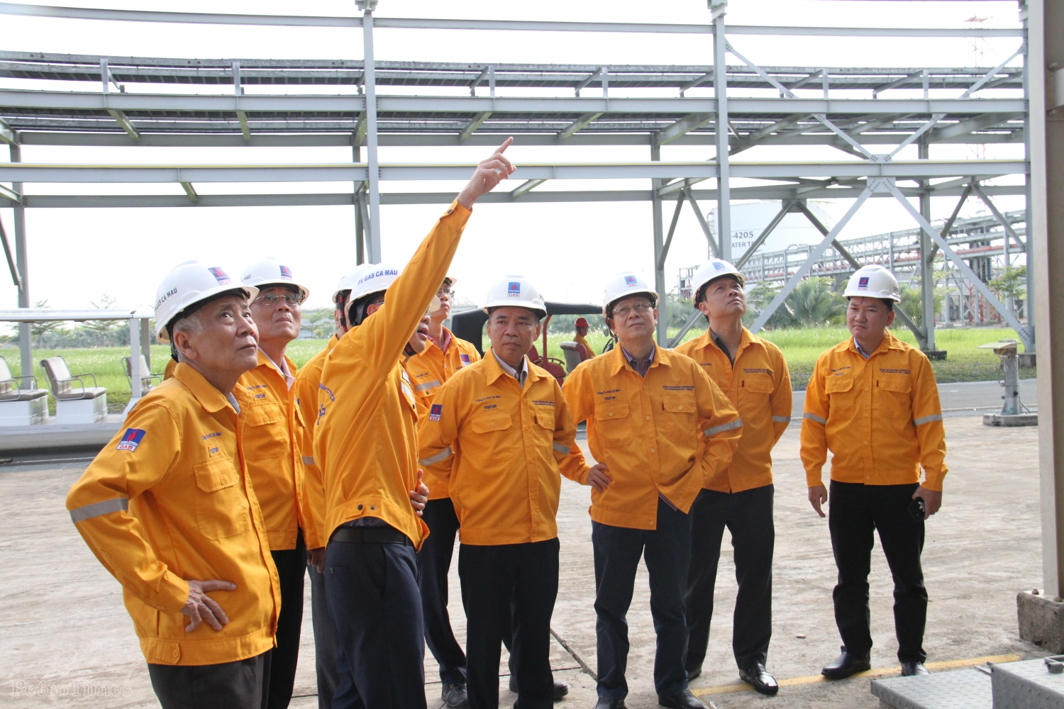 Thường trực Hội DKVN đi thực tế các công trình Dầu khí tại Cà Mau, Hậu Giang