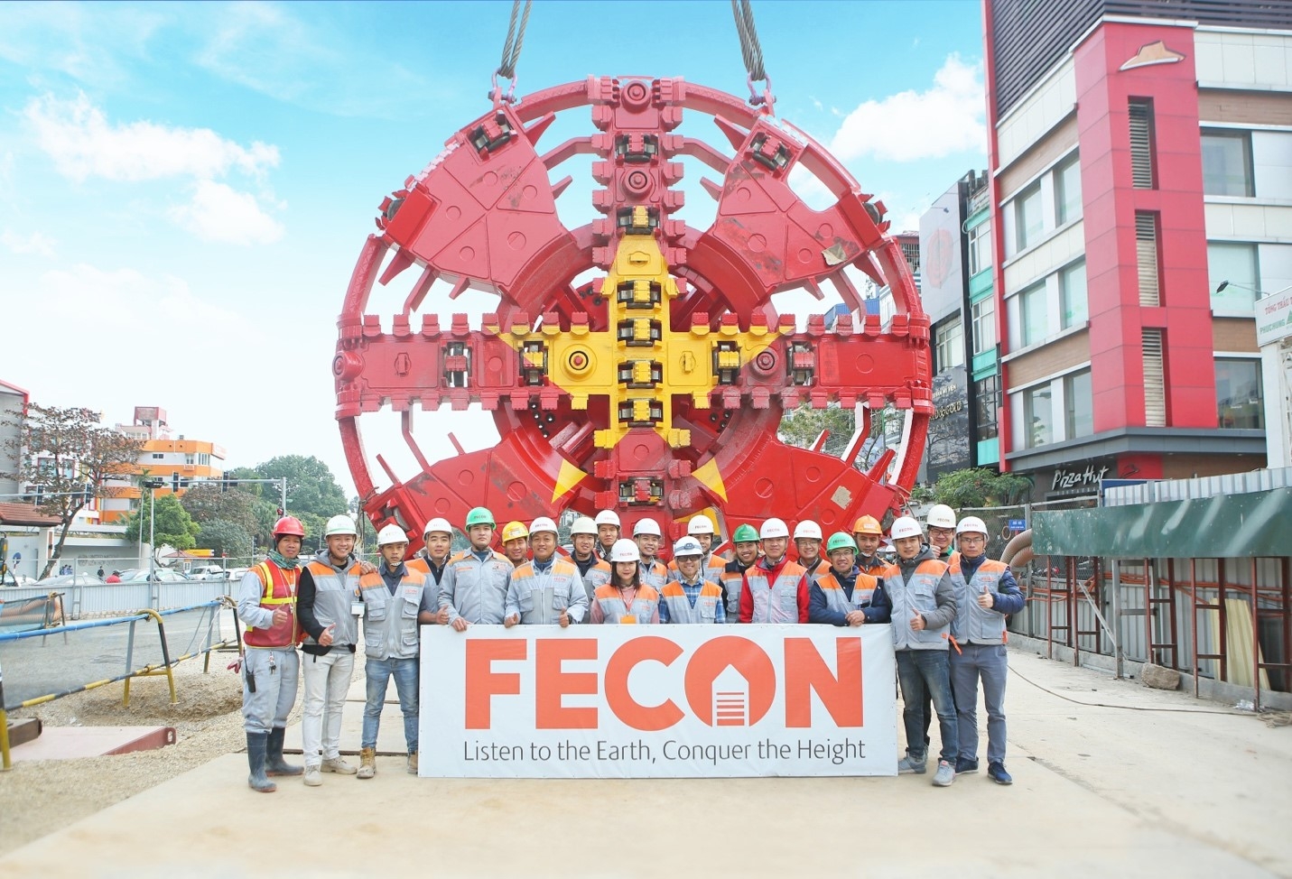 FECON tham gia lắp ráp và vận hành robot TBM tại Dự án Metroline 3 Hà Nội