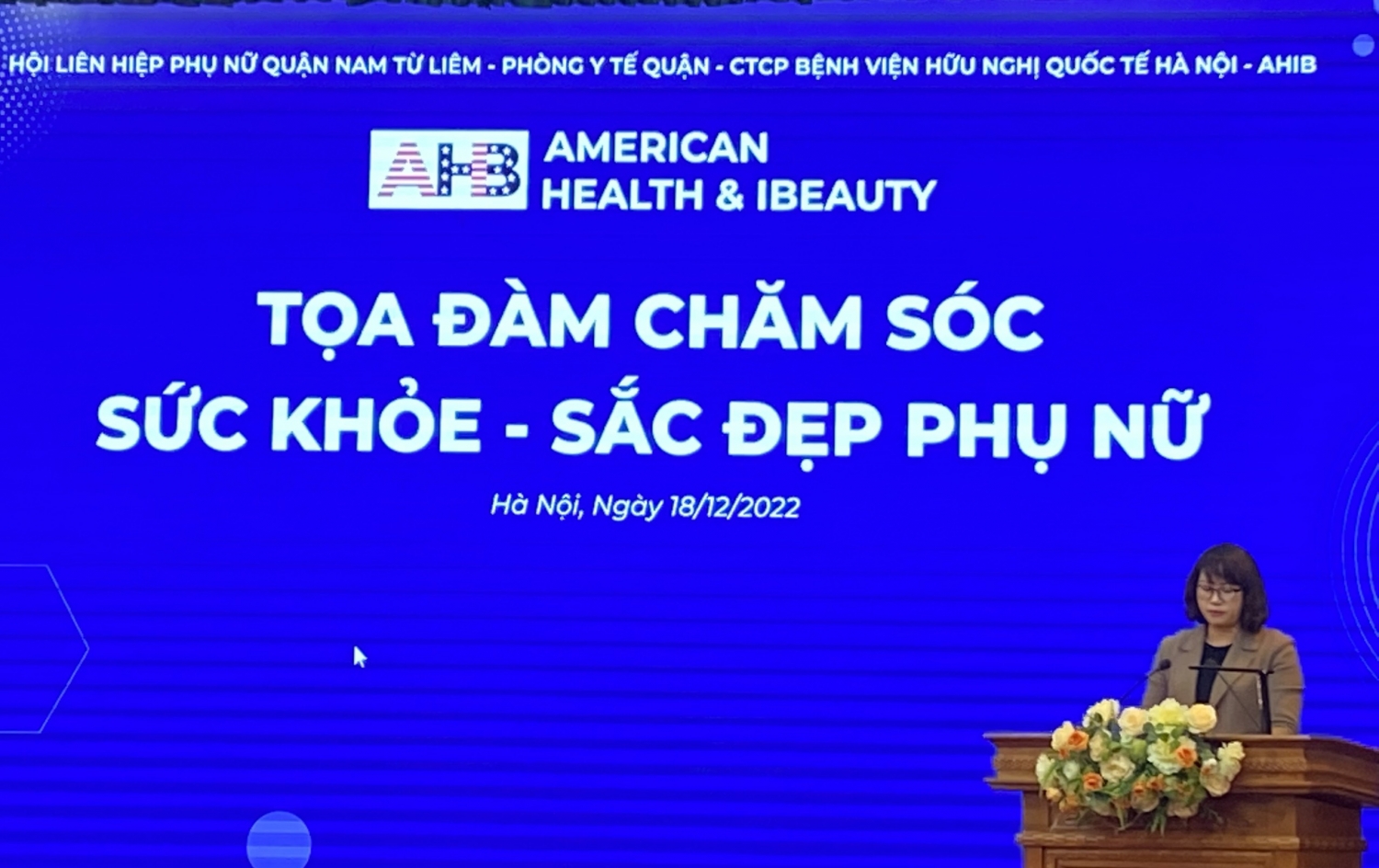 Hà Nội: AHIB phối hợp với quận Nam Từ Liêm tổ chức tọa đàm chăm sóc sức khỏe - sắc đẹp