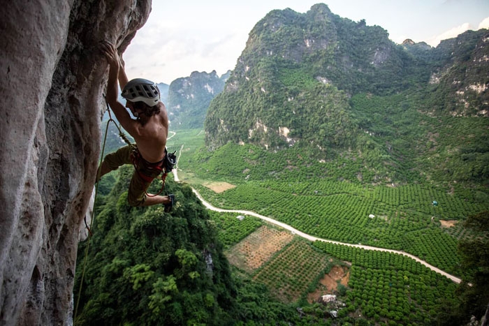 Trải nghiệm du lịch “leo núi thể thao” tại Yên Thịnh