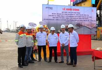PTSC khởi công dự án Nối dài cầu cảng Giai đoạn III - Cảng Hạ lưu Vũng Tàu