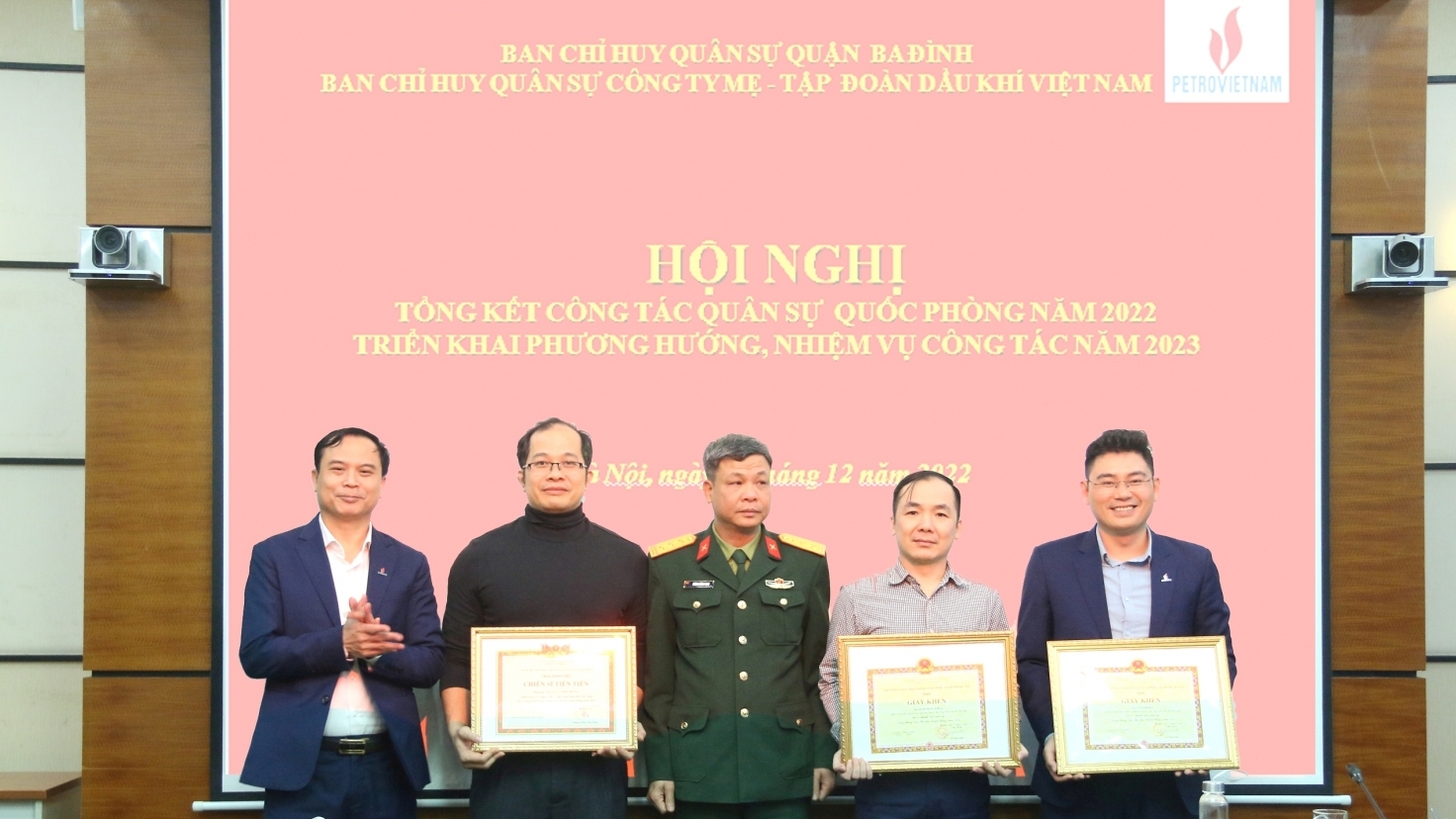 Xây dựng lực lượng tự vệ Công ty mẹ - Petrovietnam vững mạnh, hoàn thành xuất sắc mọi nhiệm vụ