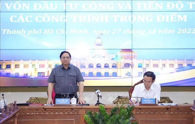 Kết luận của Thủ tướng Chính phủ Phạm Minh Chính tại buổi làm việc với lãnh đạo TP HCM