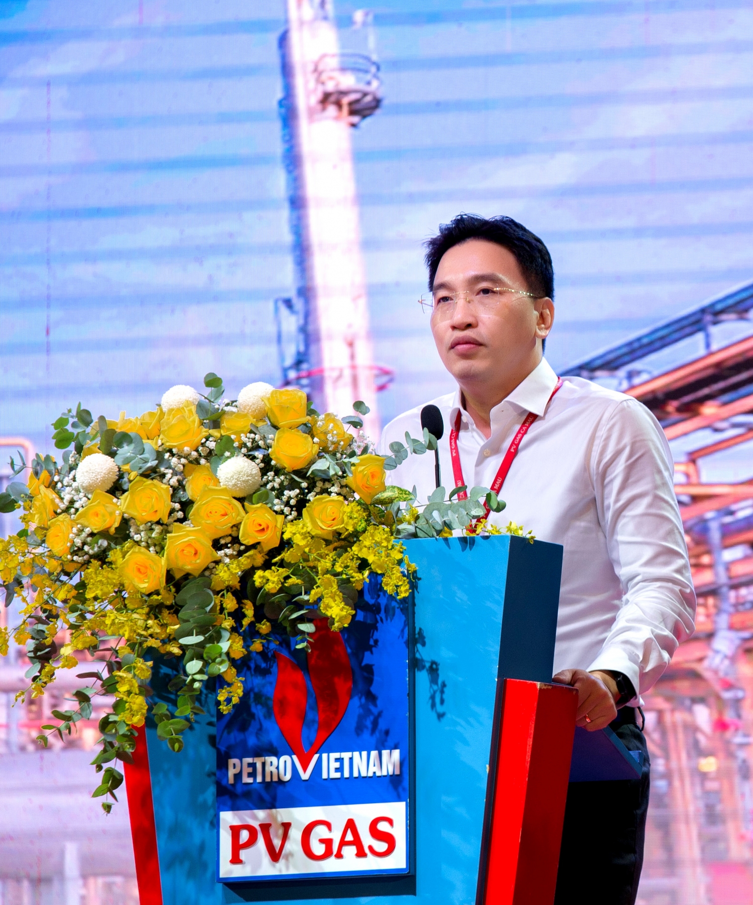 ông Nguyễn Thanh Bình - Phó Tổng Giám đốc PV GAS đánh giá cao nỗ lực của KCM trong việc thực hiện các mục tiêu năm 2022