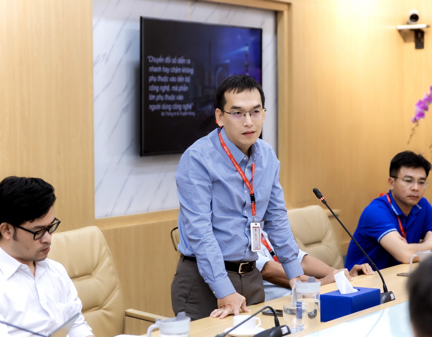 Ông Đinh Thanh Phương - Phụ trách Ban CĐS và CNTT PV GAS khẳng định những nỗ lực của KĐN trong việc triển khai CĐS, góp phần vào tiến trình CĐS mạnh mẽ tại PV GAS