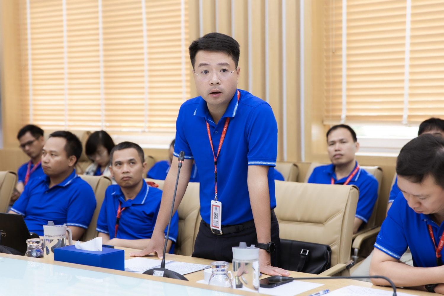 Giám đốc KĐN Nguyễn Thành Minh kêu gọi toàn thể CBNV KĐN đoàn kết, đồng lòng, chủ động và đồng bộ thực hiện CĐS