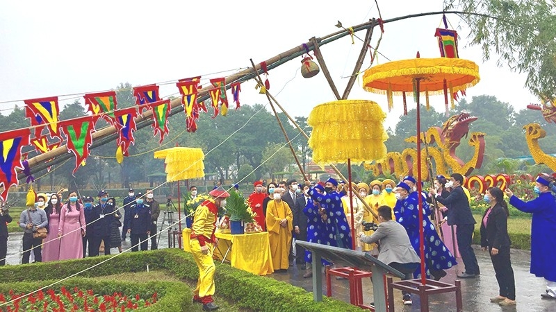 Trải nghiệm, tìm hiểu nghi lễ “Cung đình ngày xuân” tại Hoàng thành Thăng Long